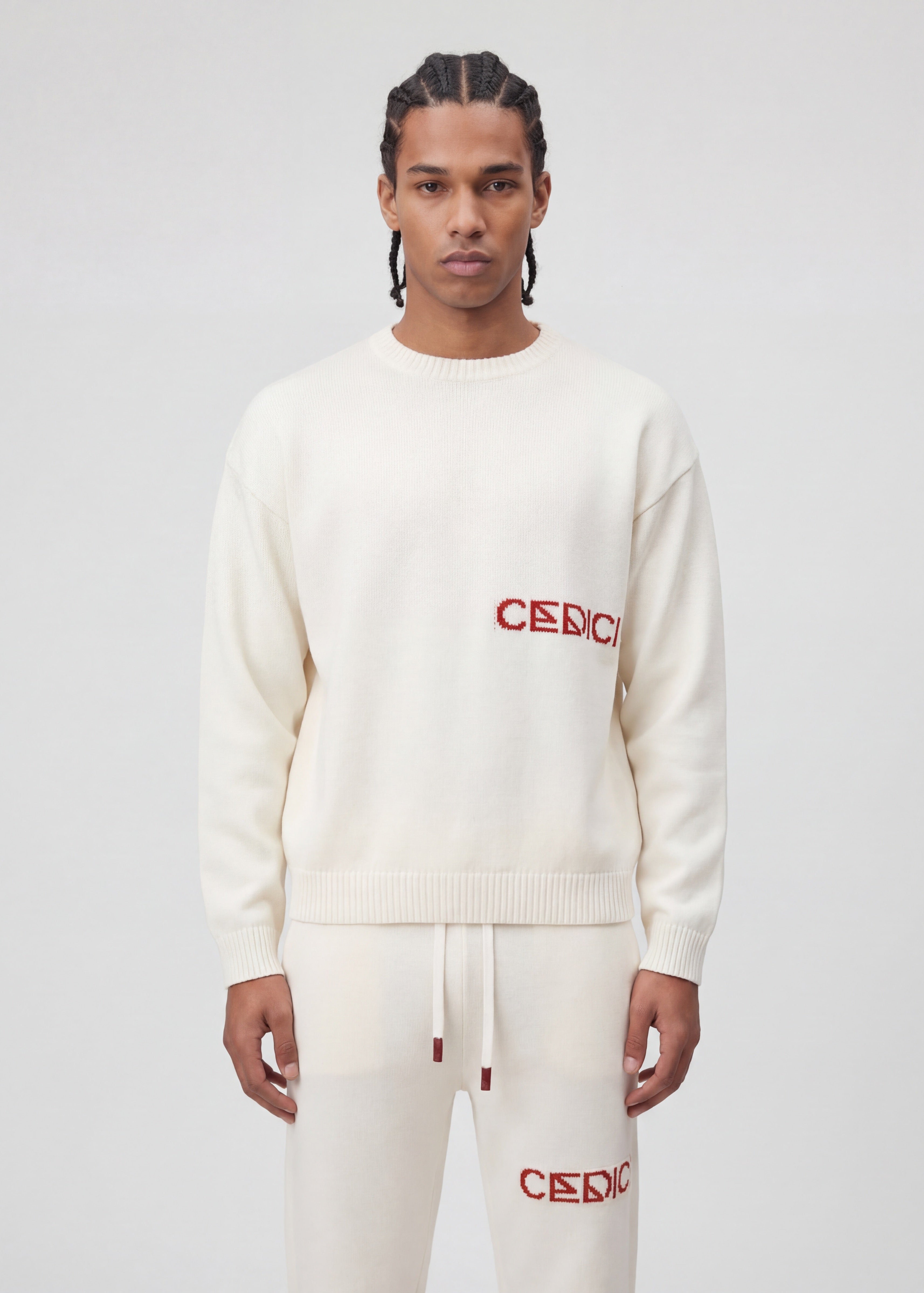 CEDICI “Logo Knit” Sweater - Off White