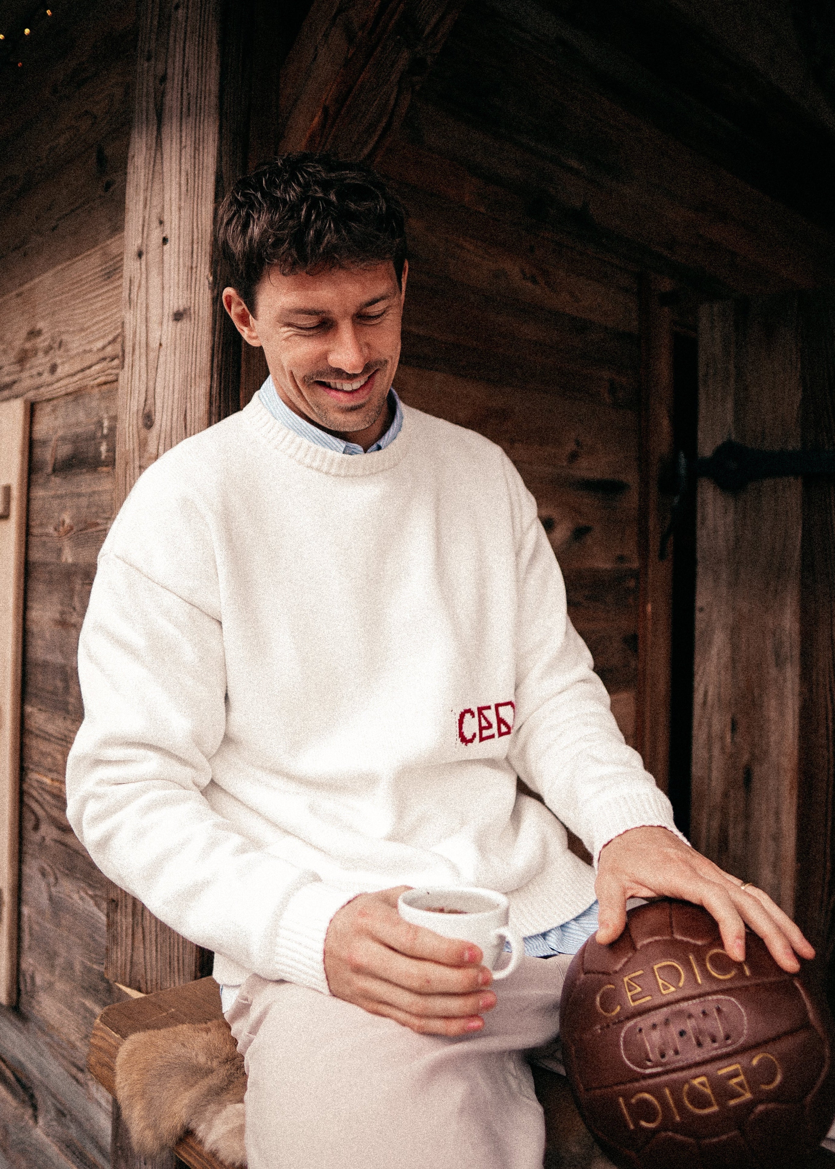 CEDICI “Logo Knit” Sweater - Off White
