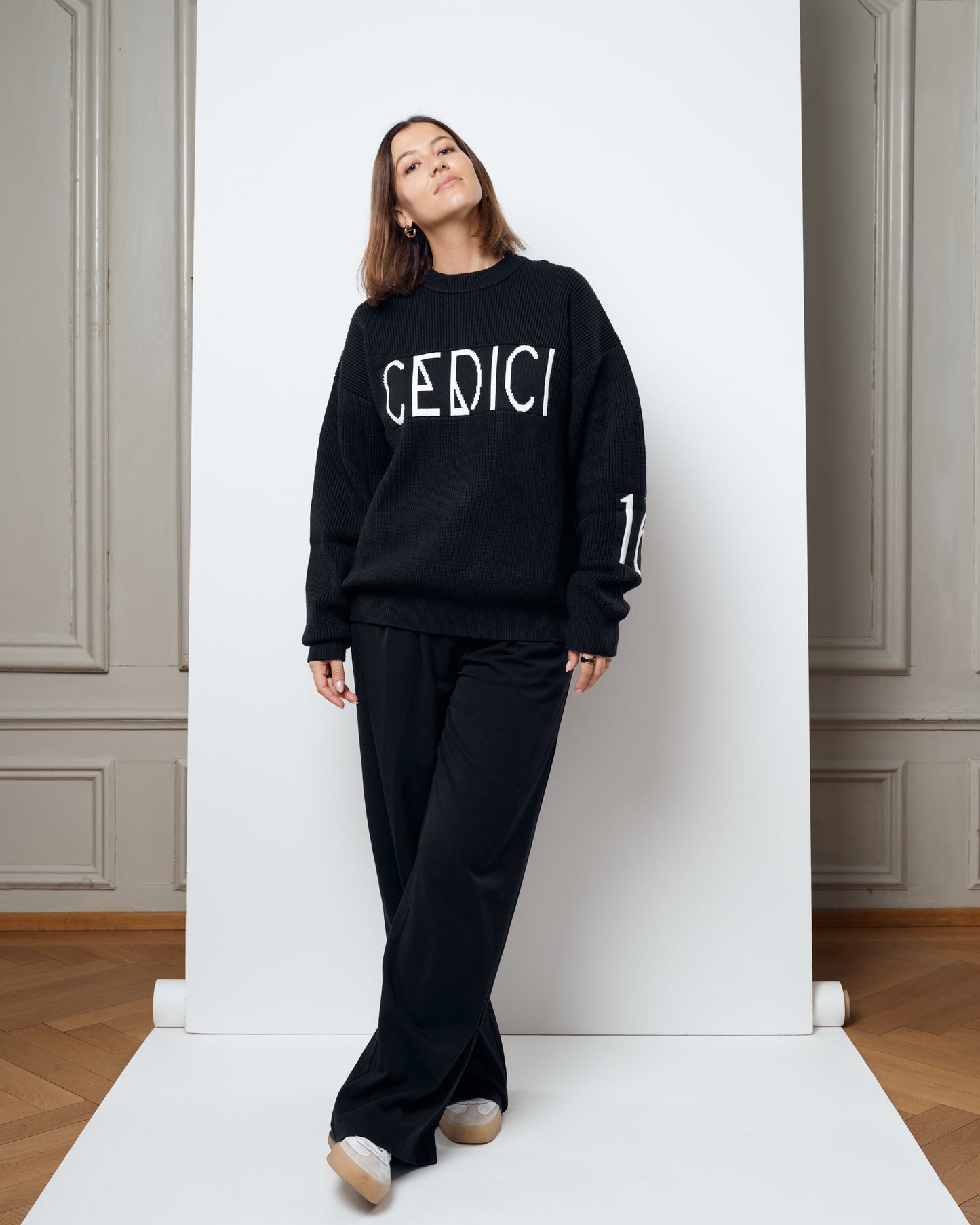 CEDICI Black Knit Sweater - CEDICI