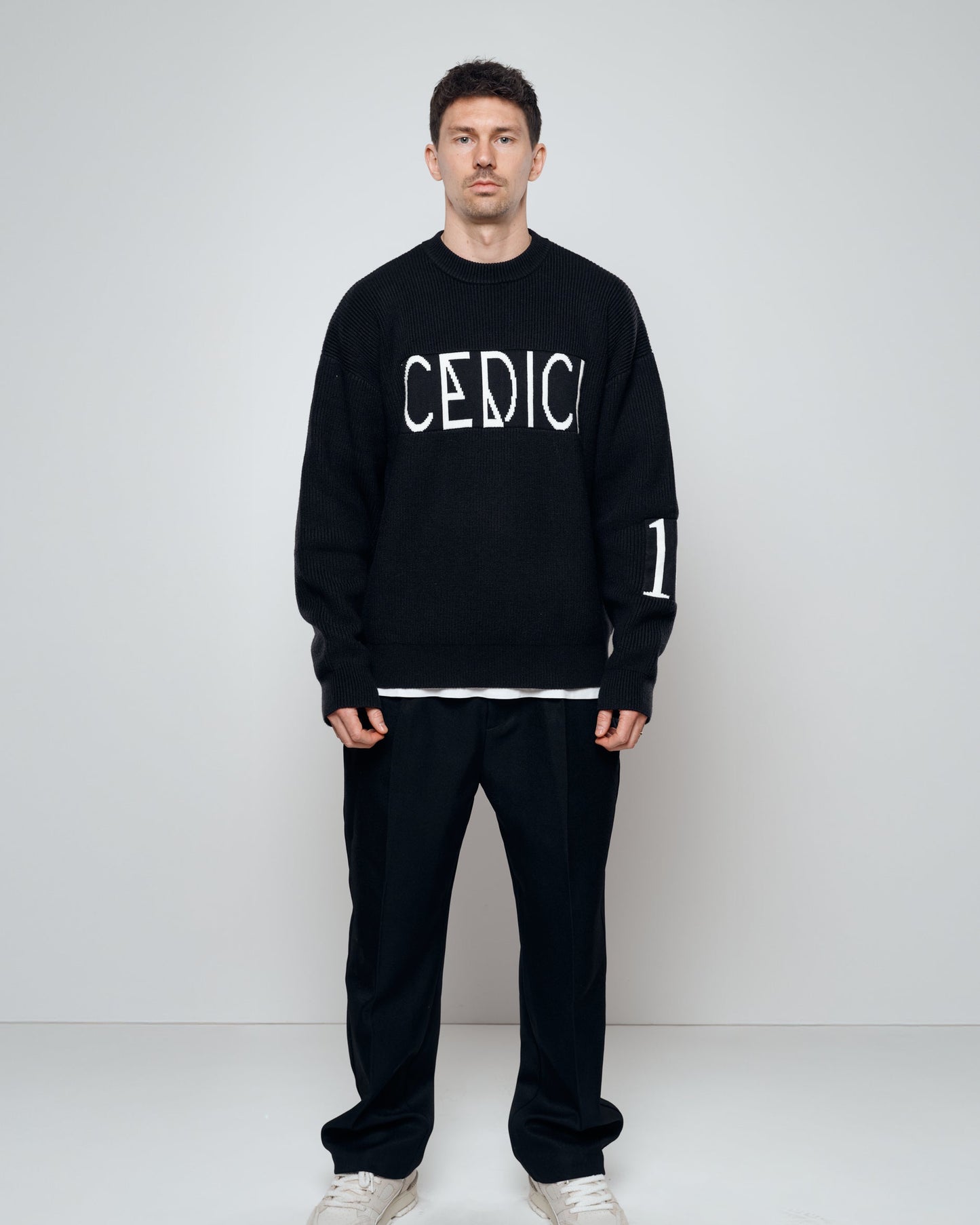 CEDICI Black Knit Sweater - CEDICI