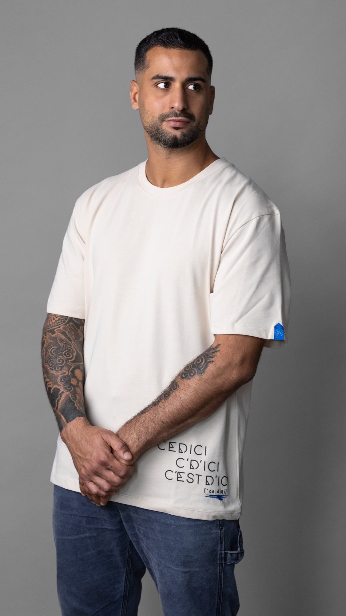 CEDICI_Shooting_Oversized_Tshirt_Beige