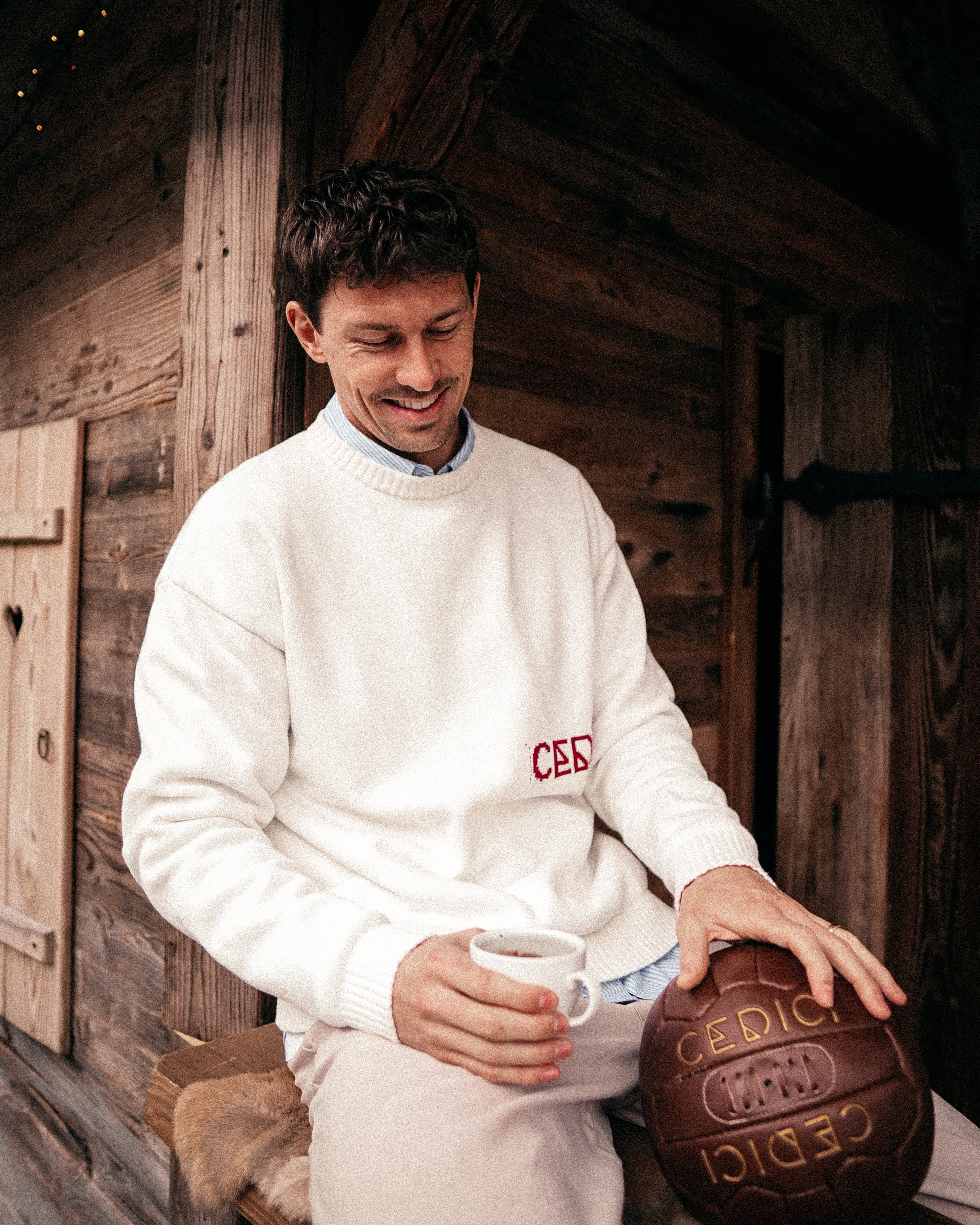 CEDICI “Logo Knit” Sweater - Off White