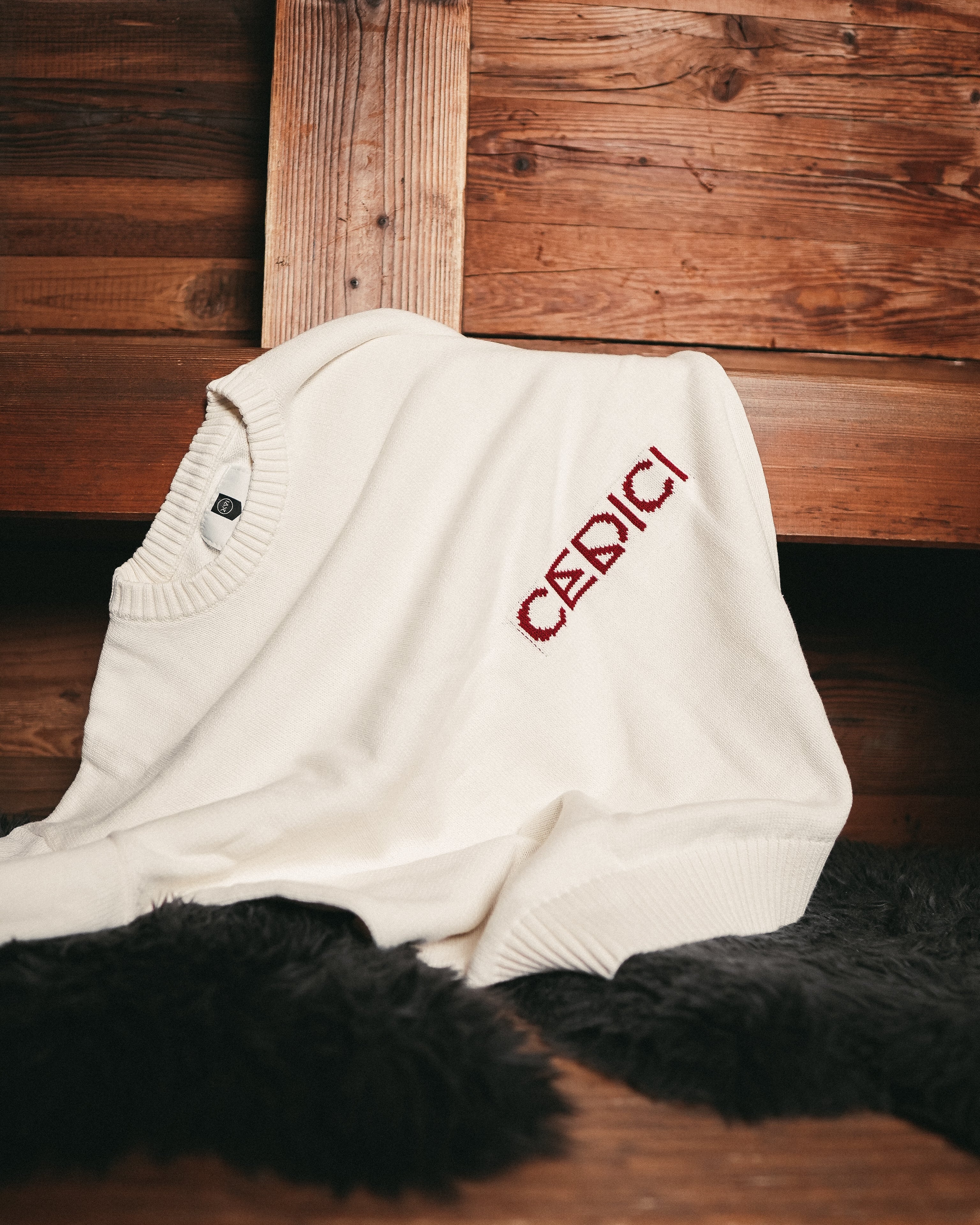 CEDICI “Logo Knit” Sweater - Off White