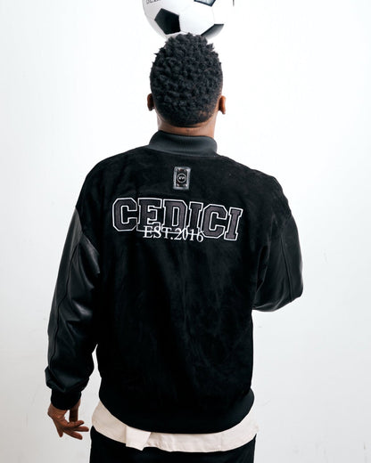 CEDICI Suede Varsity Jacket - CEDICI