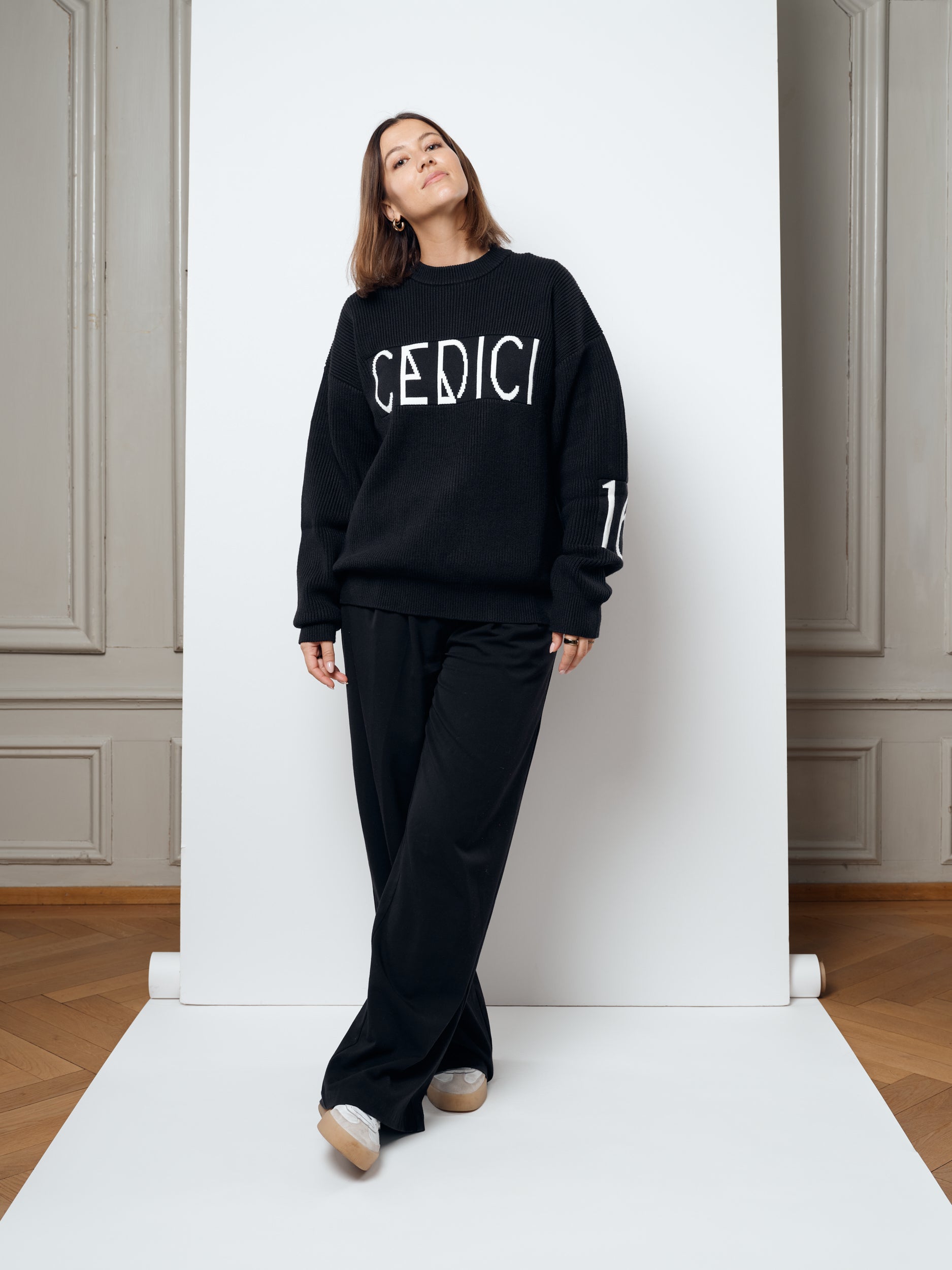 Cedici Black Knit Sweater