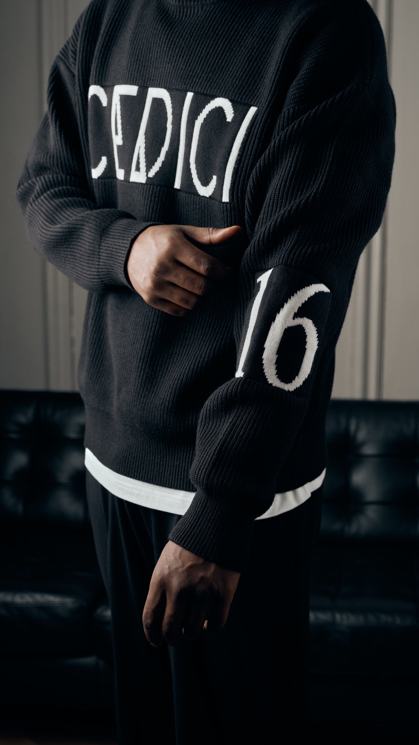 CEDICI Black Knit Sweater - CEDICI