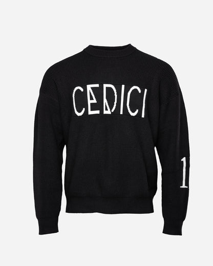 CEDICI Black Knit Sweater - CEDICI